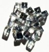 20 6mm Faceted Crystal Valentinit Cube Beads